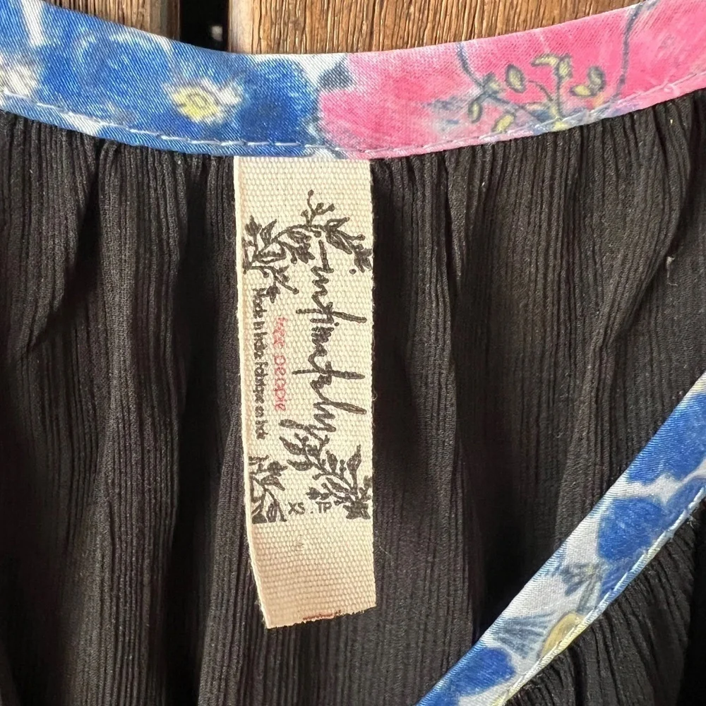 Free People Intimately Bali Sweet Nothing Sheer Babydoll Mini Coverup Size XS